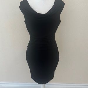 BCX Ruched Bodycon Beaded Dress